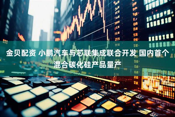 金贝配资 小鹏汽车与芯联集成联合开发 国内首个混合碳化硅产品量产